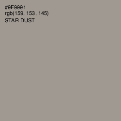 #9F9991 - Star Dust Color Image